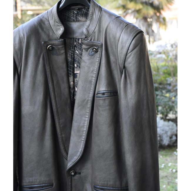 GIACCA GIACCONE TIROLESE tg 52  PELLE