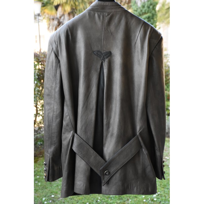 GIACCA GIACCONE TIROLESE tg 52  PELLE