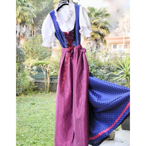 ABITO IN STILE TIROLESE tg. 46 it. Dirndl