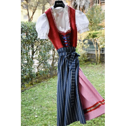 ABITO IN STILE TIROLESE tg.  44 it. Dirndl Kruger