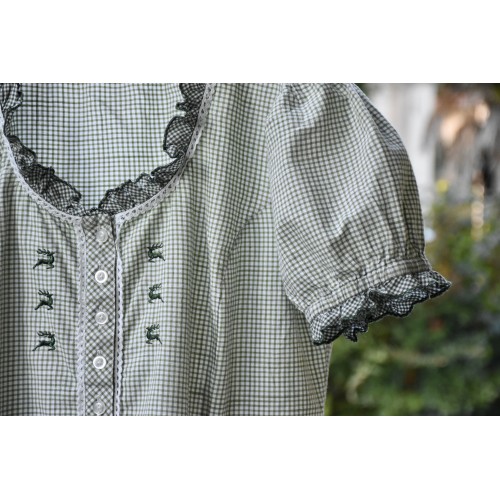 CAMICIA STILE TIROLESE  tg 48 it. OS Trachten 2