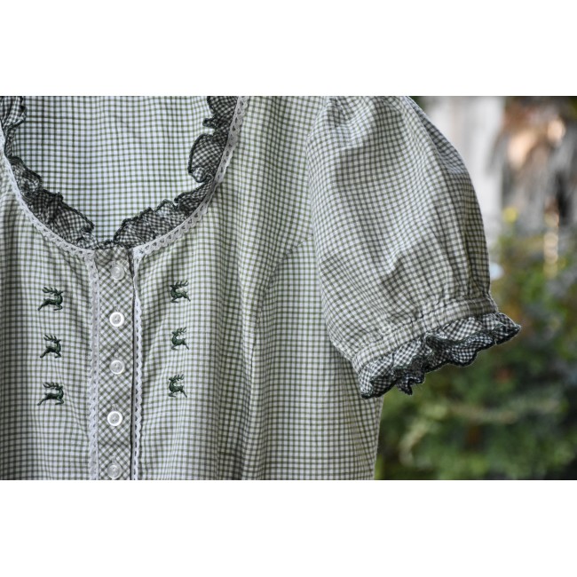 CAMICIA STILE TIROLESE  tg 48 it. OS Trachten