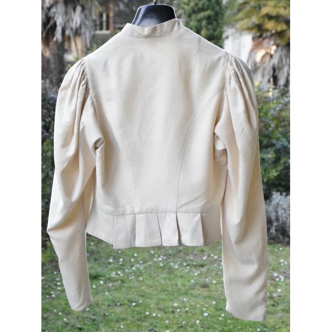 CAMICIA GIACCA SETA STILE TIROLESE  tg 44it...