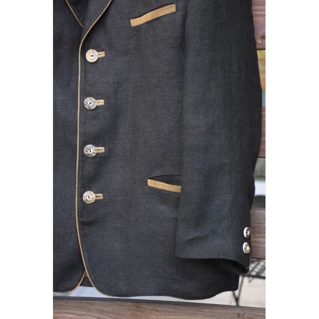 GIACCA IN LINO PELLE tg. 26 - 52 it. STILE...