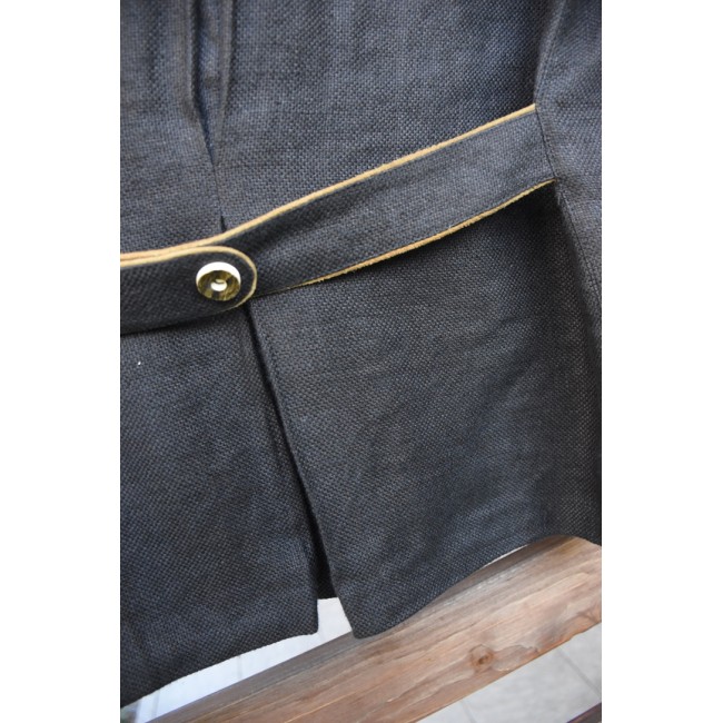 GIACCA IN LINO PELLE tg. 26 - 52 it. STILE...