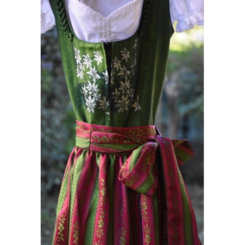 ABITO IN STILE TIROLESE tg. 34/36 it. Dirndl Heustroch 2