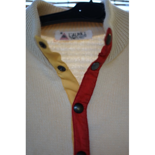 MAGLIONE SCI LANA VINTAGE   tg.46 L'Alpina
