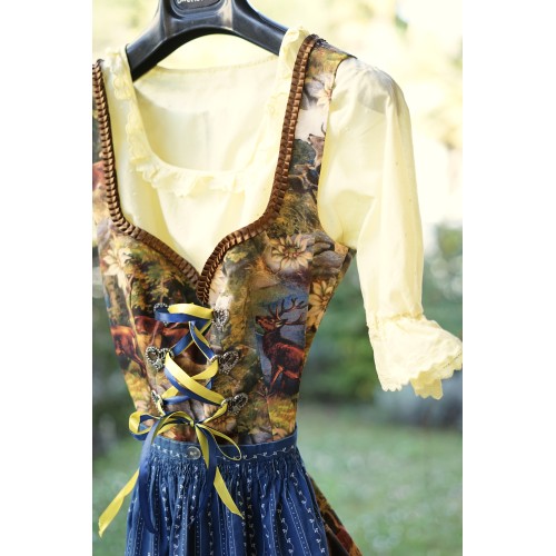 ABITO TIROLESE tg. 42 it. Dirndl Nockstein Trachten 2