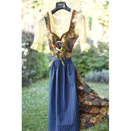 ABITO TIROLESE tg. 42 it. Dirndl Nockstein Trachten