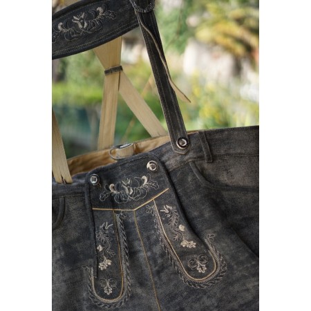 PANTALONI tg. 60 PELLE LEDERHOSEN TIROLESE