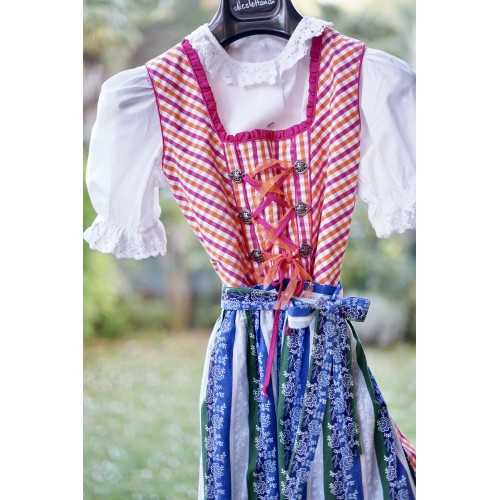 ABITO Distler +CAMICIA + GREMBIULE IN STILE TIROLESE  tg.... 2
