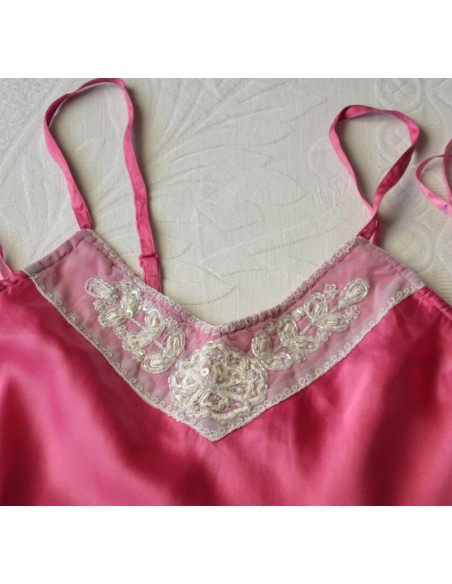 PICCOLO TOP IN SETA 100% COLORE ROSA TG. 44