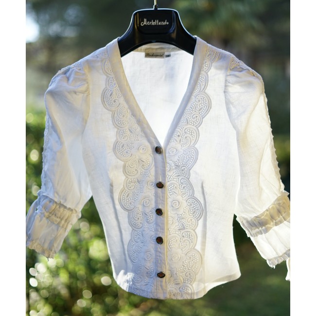CAMICIA STILE TIROLESE  tg 38 it.  Stoskerpoint