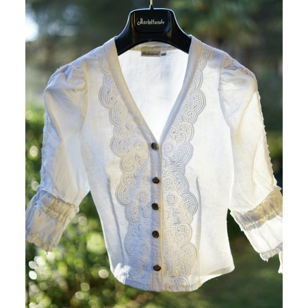 CAMICIA STILE TIROLESE  tg 38 it.  Stoskerpoint