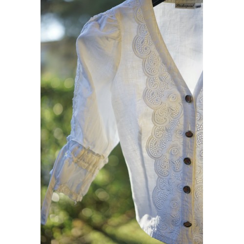 CAMICIA STILE TIROLESE  tg 38 it.  Stoskerpoint 2