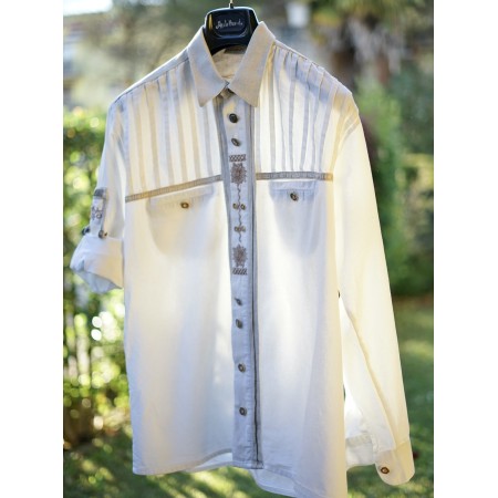 CAMICIA UOMO STILE TIROLESE  TG.41/42 Landhaus