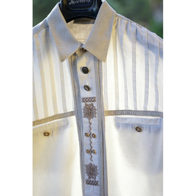 CAMICIA UOMO STILE TIROLESE  TG.41/42 Landhaus