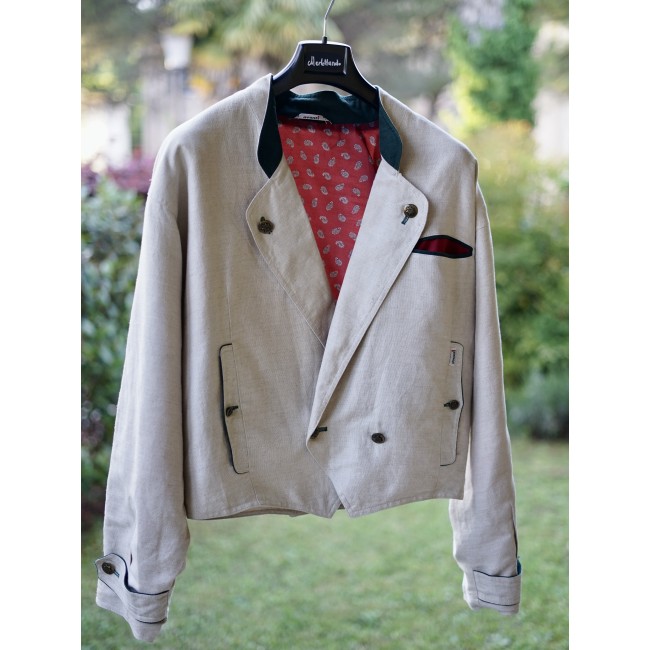 GIACCA IN COTONE MISTO LINO  tg. M 48/50 it....