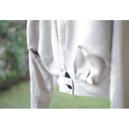 GIACCA IN COTONE MISTO LINO  tg. M 48/50 it. STILE TIROLESE