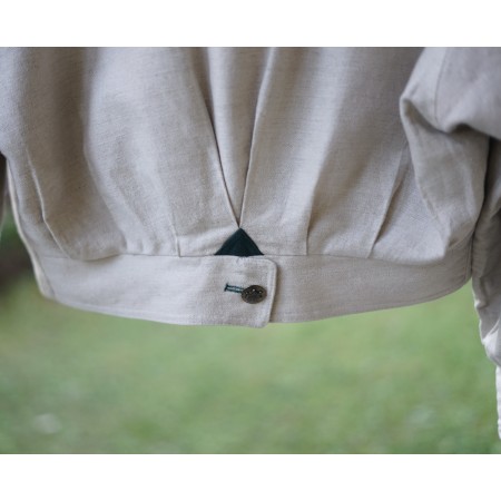 GIACCA IN COTONE MISTO LINO  tg. M 48/50 it. STILE TIROLESE