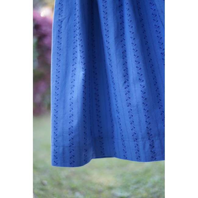 ABITO STILE TIROLESE tg.46 it. Dirndl azzurro
