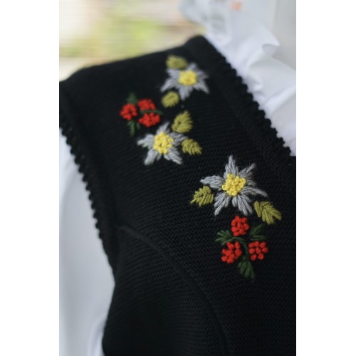 GILET IN STILE TIROLESE LANA tg. 50 it.  Alphorn 2