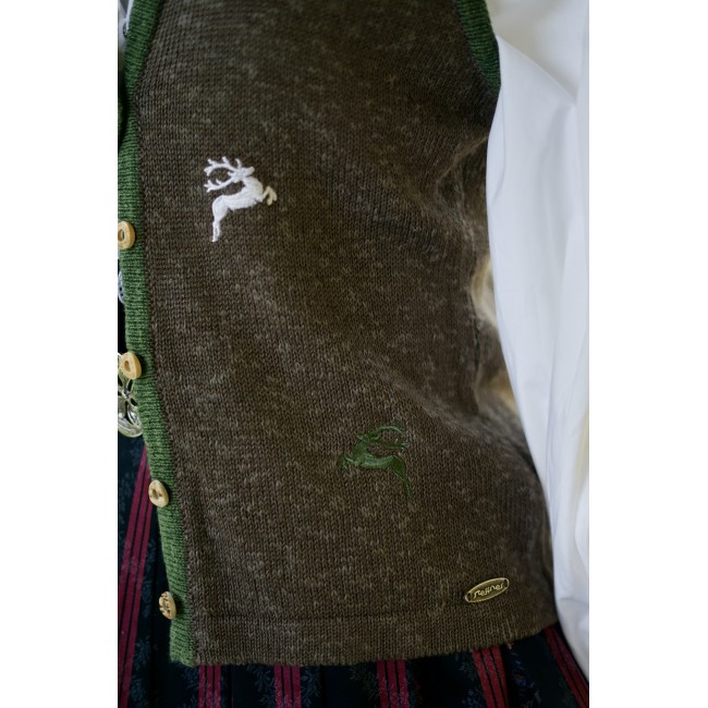 GILET IN STILE TIROLESE LANA tg. 42/44 it....