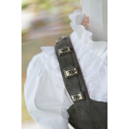 GILET CORPETTO STILE TIROLESE Tg 40 it Amann