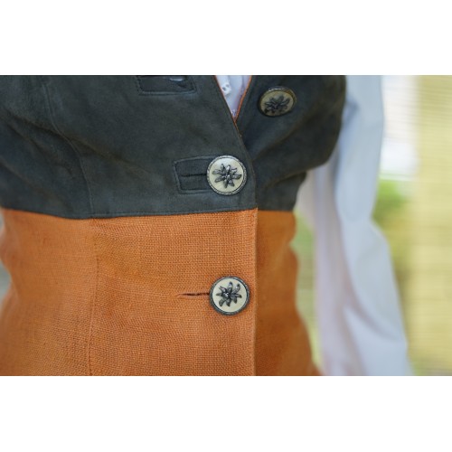 GILET CORPETTO STILE TIROLESE Tg 40 it Amann 2