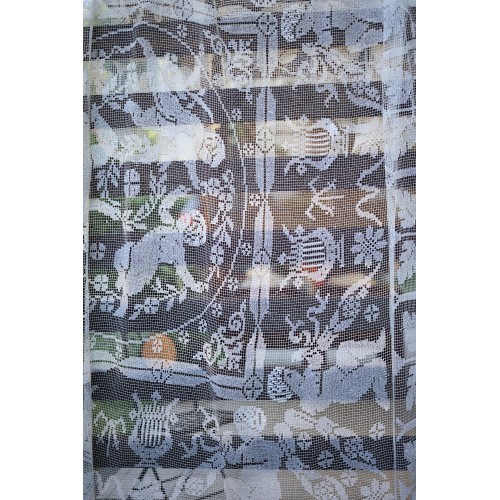 ANTICA TOVAGLIA  IN FILET A RETE 240x220 cm ca. 2