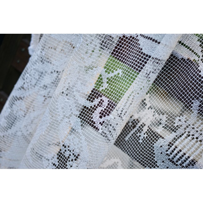 ANTICA TOVAGLIA  IN FILET A RETE 240x220 cm ca.