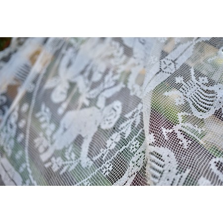 ANTICA TOVAGLIA  IN FILET A RETE 240x220 cm ca.