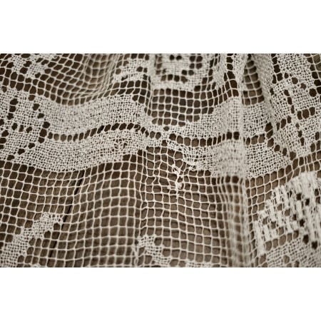 ANTICA TOVAGLIA  IN FILET A RETE 240x220 cm ca.