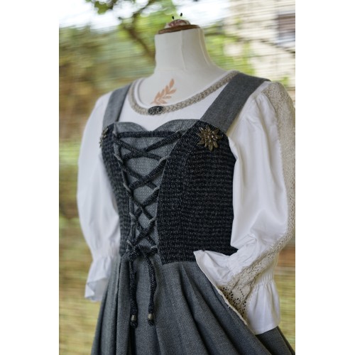 ABITO + CAMICIA  STILE TIROLESE  TG. 46/48 it. Country Line 2