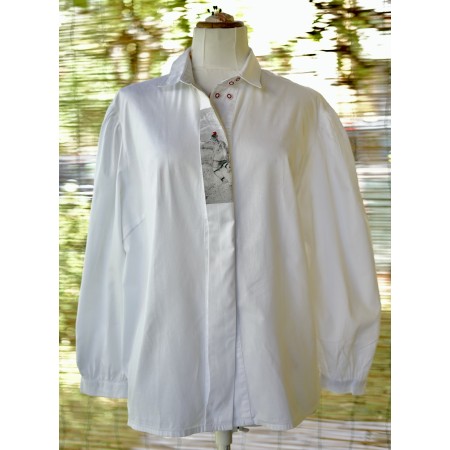 CAMICIA STILE TIROLESE  TG.52 it. Alphorn
