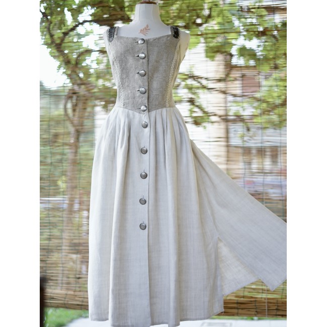 ABITO STILE TIROLESE tg.46 it. Dirndl Landhaus...