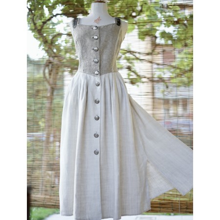 ABITO STILE TIROLESE tg.46 it. Dirndl Landhaus Mode