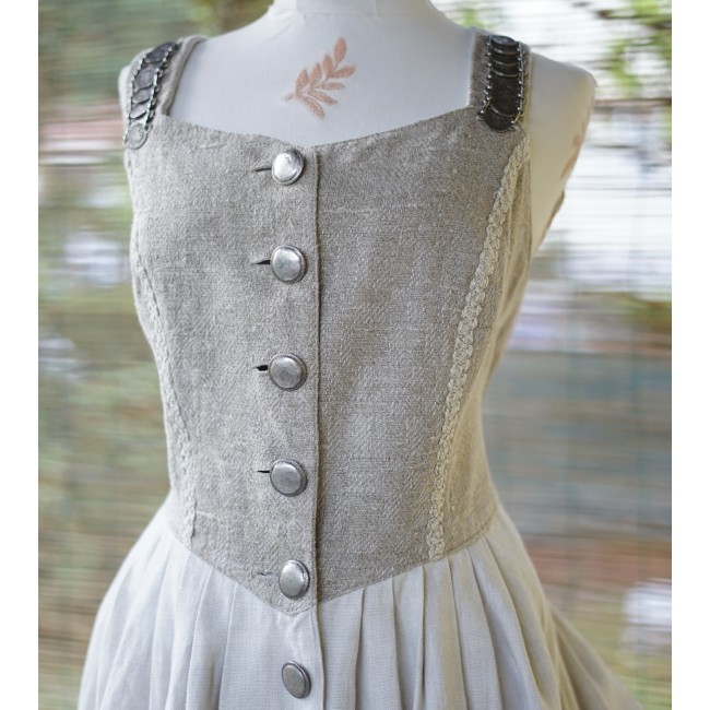 ABITO STILE TIROLESE tg.46 it. Dirndl Landhaus...