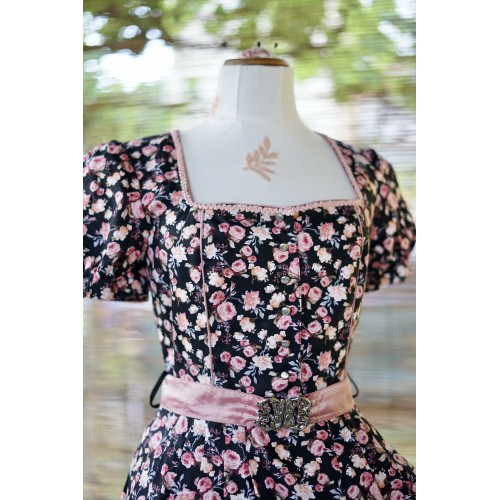 ABITO STILE TIROLESE tg.46 it. Dirndl Alpin 2