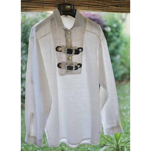 CAMICIA UOMO STILE TIROLESE  TG.42 Amann