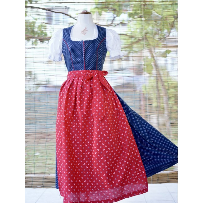 ABITO STILE TIROLESE tg. 42 it. Dirndl  Trachten