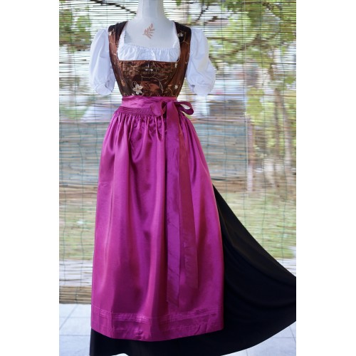 ABITO STILE TIROLESE tg. 50/52 it. Dirndl  Trachten Alphorn