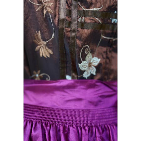 ABITO STILE TIROLESE tg. 50/52 it. Dirndl  Trachten Alphorn