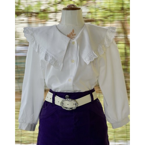 CAMICIA CON PIZZO  tg.46 it.