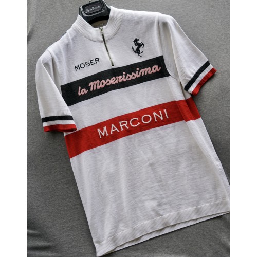MAGLIA CICLISMO LANA ACRILICA Santini La Moserissima Marconi