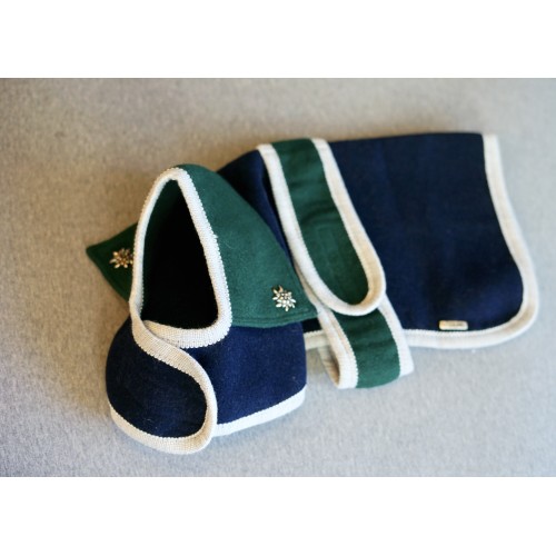 CAPPOTTINO MISTO LANA PER CANE  tg. media