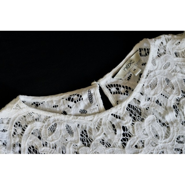 CAMICIA IN PIZZO  tg. 44/46 it. NEXT