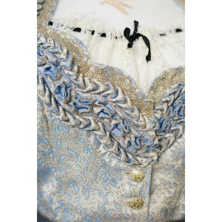 ABITO IN STILE TIROLESE tg. 42 it. Kochel - See Dirndl VINTAGE