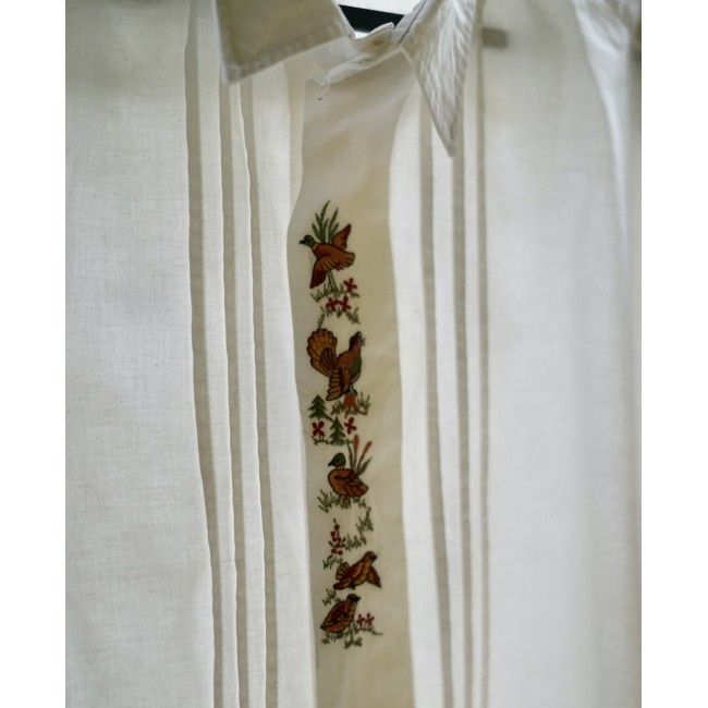 CAMICIA UOMO STILE TIROLESE  TG.40 Usar Trachten