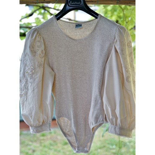 CAMICIA BODY STILE TIROLESE  tg 44/46 it Hammerschmid